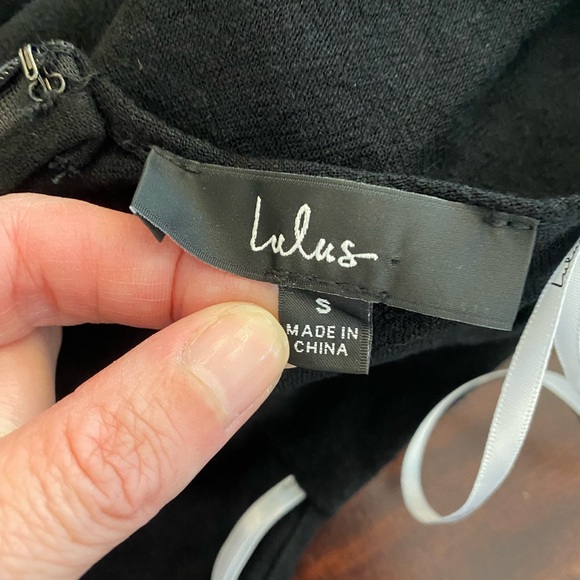 Lulus Summer Journey Black Side Cutout Plunging Tie Front Midi Dress - Picture 5 of 13